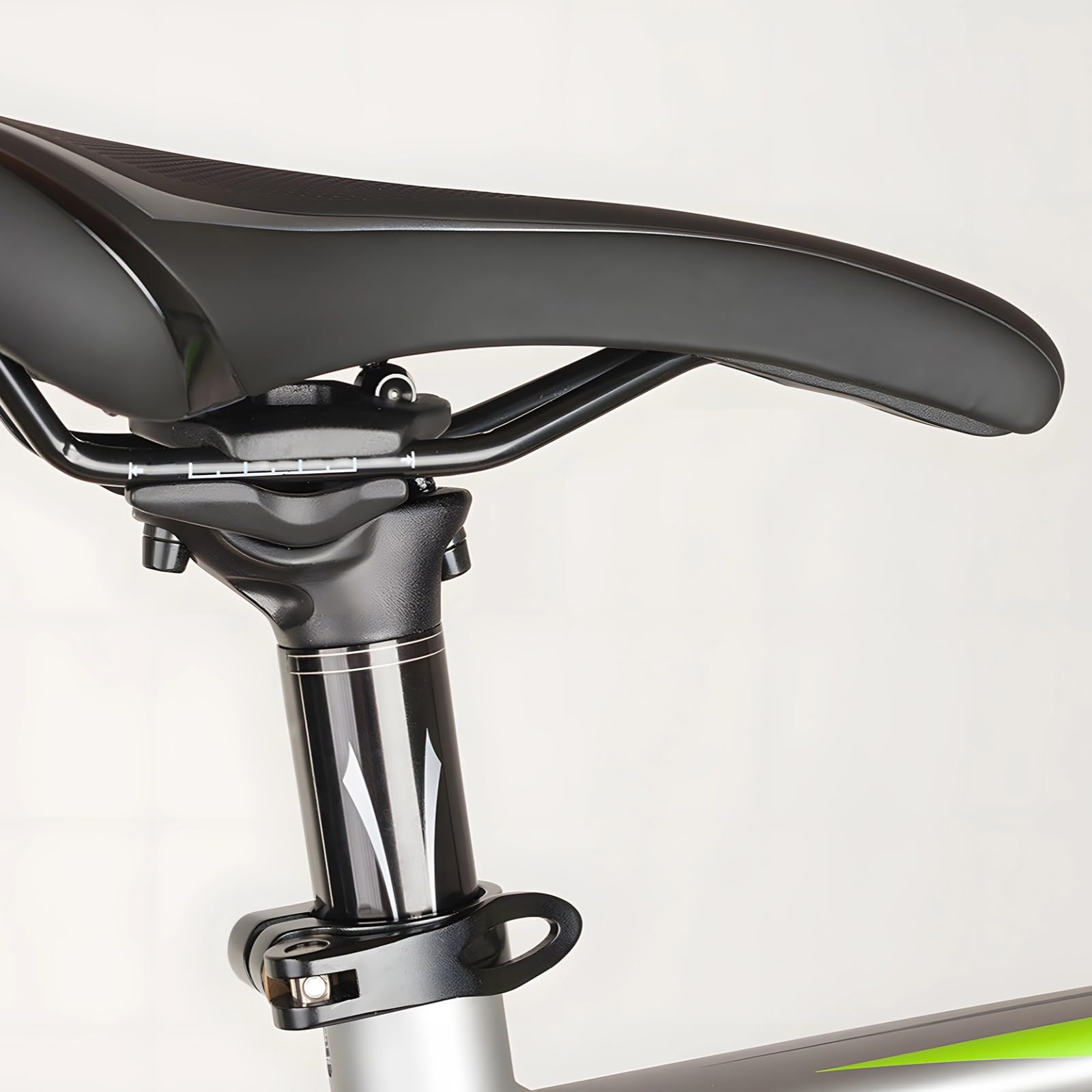 Abrazadera de sillín de aluminio mecanizado CNC de liberación rápida, abrazadera de tubo de sillín de 1,37 pulgadas de diámetro interior, abrazadera de asiento de bicicleta con palanca de liberación