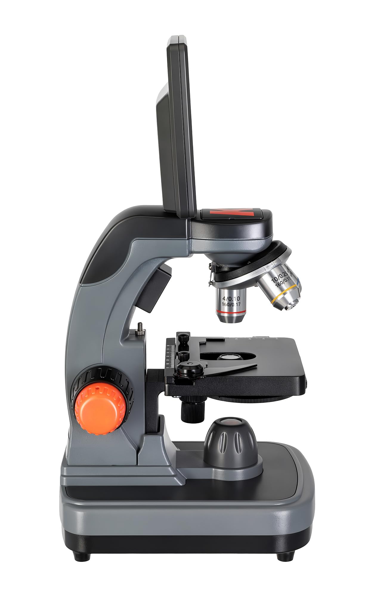 Levenhuk Kelvin Touch KM7 Fotomicroscopio Digitale Wi-Fi 50x-1900x | 7” Touchscreen Microscopio Biologico Educativo per Adulti Bambini con App Mobile Luci a LED Foto 4K e Video 2K Scheda 16 GB