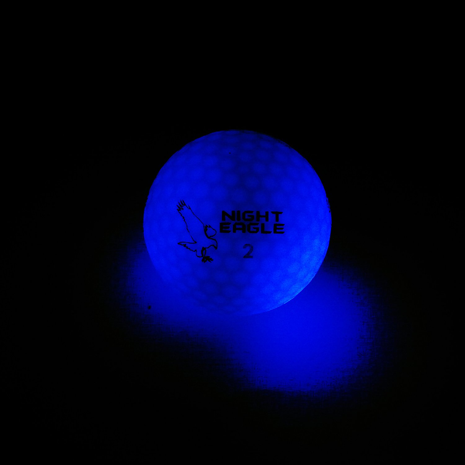 Night Eagle 6 LED Golfbälle Light-Up - Nachtgolf leuchten Rot Blau Grün Pink Weiß Fun Sport Lustig Golf Geschenk Bunt