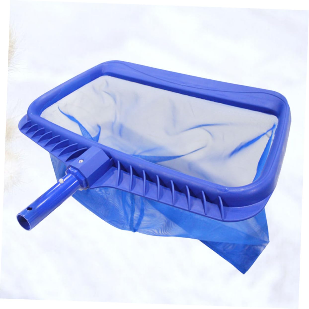 POPETPOP Malla Gruesa para Limpieza de Piscina Recoge y Residuos Accesorio Ligero para Estanques y Fuentes Herramienta para Limpiar Superficies y el Agua Limpia Color Azul