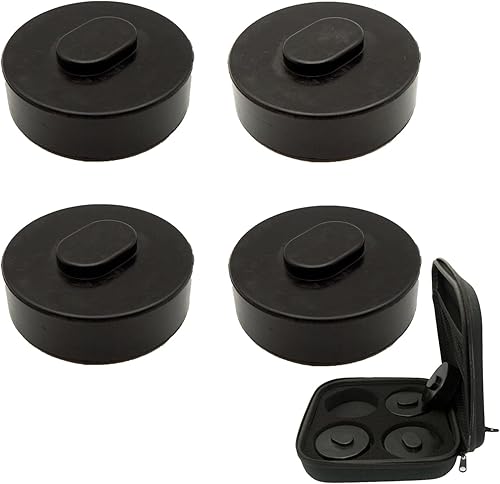 Paquete de 4 discos de goma para Porsche 911 964 968 991 993 996 924S Cayman Boxster 986, con caja