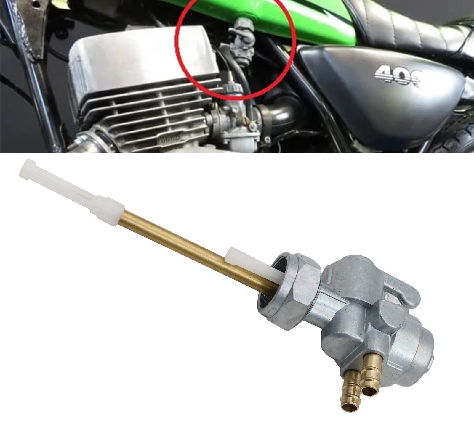 kh250 kh400 250ss 350ss 400ss オイルポンプカバーメッキ加工仕上げ