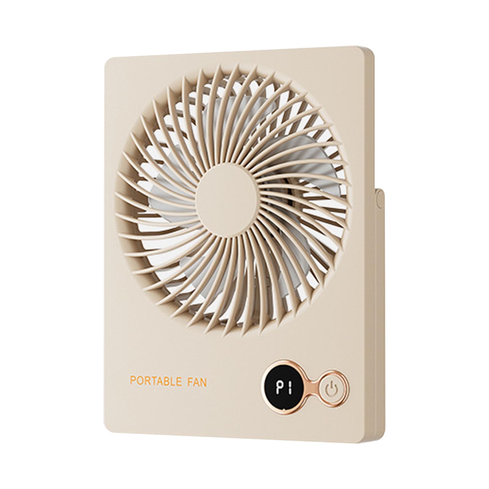 Tsophreniq USB Desk Fan with 4000mAh Rechargeable Battery Powerful Super-Thin Small Table Electric Cooling Quiet for Usb Desk