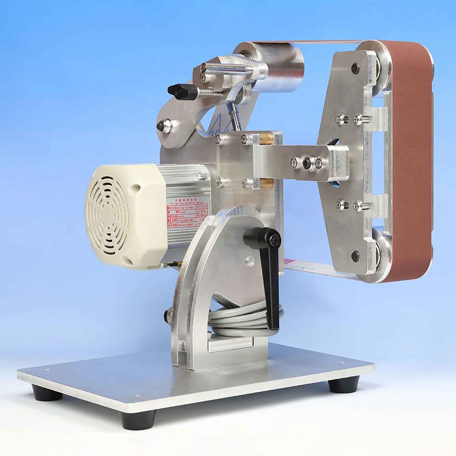 iDili AC 100-240V Table Top Electric Belt Sander Vertical/Horizontal 915x50MM Belt Sanding Grinding Polishing Machine 750W Motor with Controller