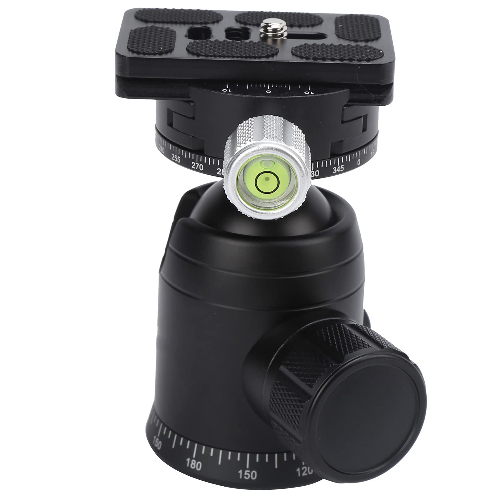 Testa a sfera per treppiede per fotocamera reflex panoramica a 720°, testa a sfera professionale in lega di alluminio con piastra a sgancio rapido, testa a sfera video girevole a