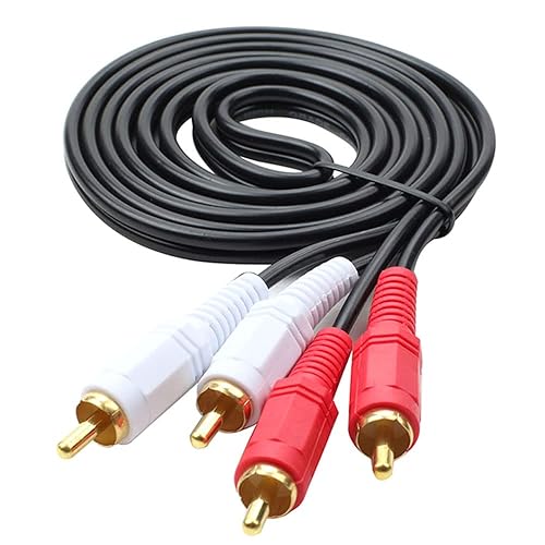 Cable divisor de audio RCA macho a 2 RCA macho a 2 RCA macho, cable divisor de audio RCA, adecuado para caja de TV de sonido DVD, 4.9 ft disponible en Yaxa Costa Rica
