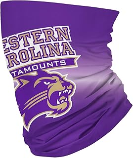 WCU Western Carolina Catamounts Purple Neck Gaiter Degrade print Vive La Fete