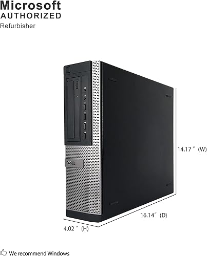 Miniatura 3 de Dell Computadora de sobremesa Optiplex 9010, Intel Core i5 3.2 GHz, 16 GB de RAM, 1 TB SATA HDD, teclado y ratón, Wi-Fi, HDMI, DVD-ROM, Windows 10