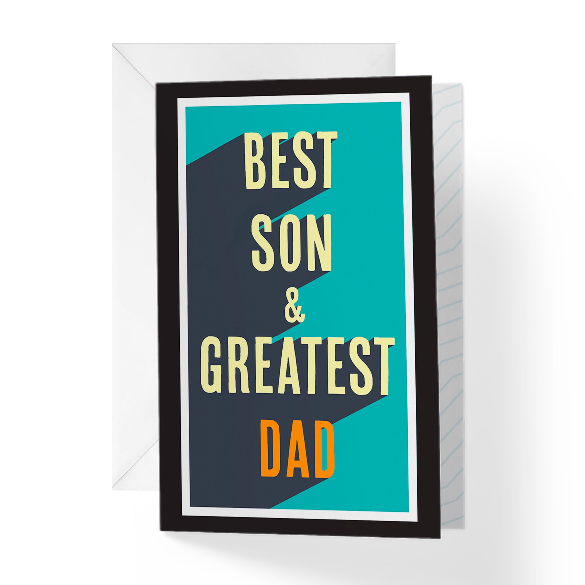 Father's Day Card For Son - Best Son Greatest Dad Greeting Card
