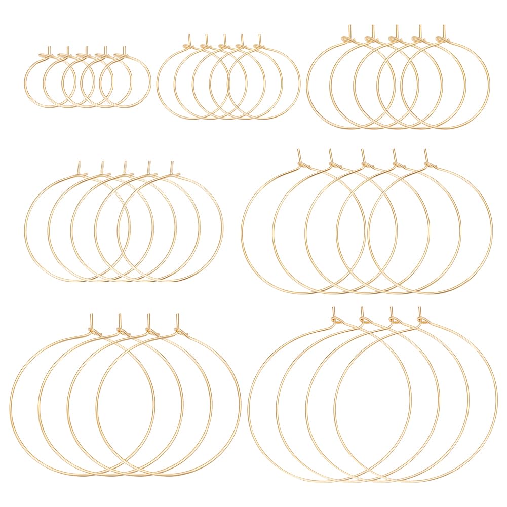 BENECREAT 18K Gold Plated Pendants Charms for DIY Jewelry Making Accessories Charms