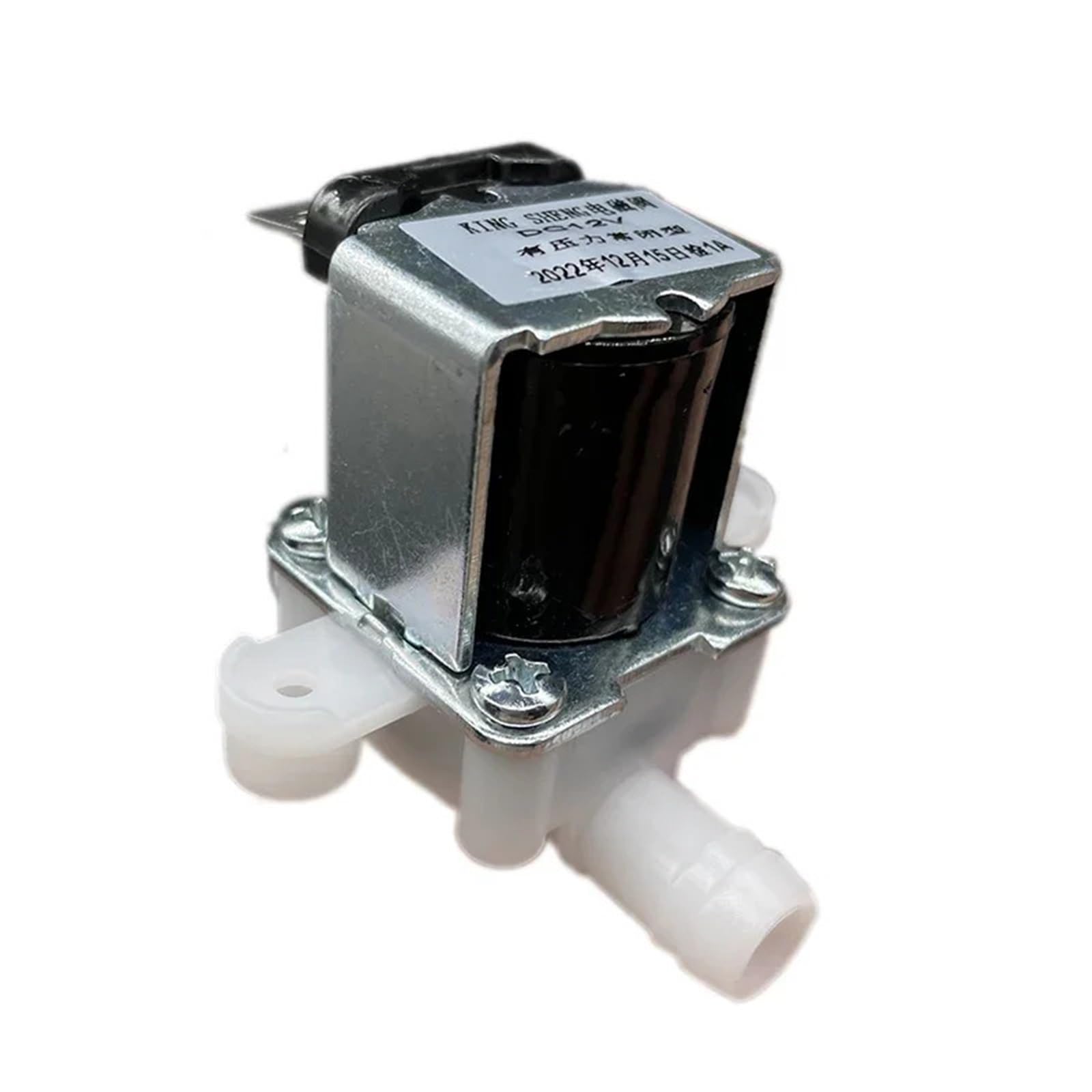 DC 12V 24V 220V Electric Solenoid Valve Magnetic Normally Closed Pressure Solenoid Valve Inlet Valve Water Air Inlet Flow Switch 1Pcs(12mm,110V_NORMALLY CLOSED)