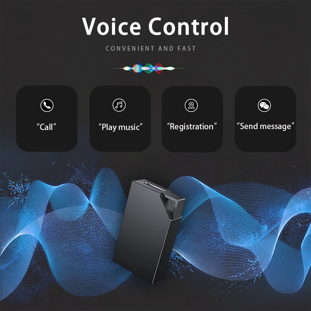 Grabadora de Voz Espia con Memoria de 64GB, Recargable por USB, Grabadora Voz y Activación por Voz, Mini Grabadora de Voz para Cursos, Reuniones, Grabadora de Voz Espia Oculta（3 * 2 * 0.6）