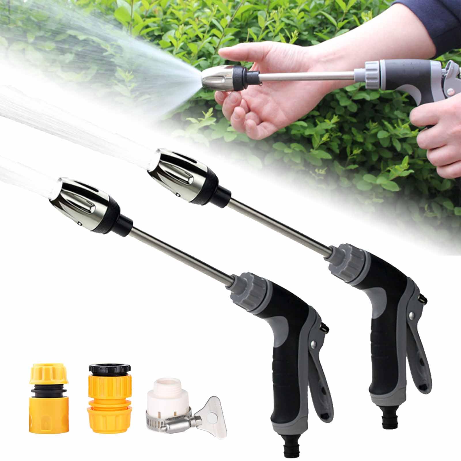Turbowasher jet nozzle pour tuyau d'arrosage kit de 2 pièces pour le nettoyage extérieur