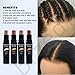 Lace Wig Dyeing Stick & Knot Healer - Portable, Sweat-proof, Hide Knots & Grids, Suitable for Lace Wigs & Hairline, Easy to Color (Brown)