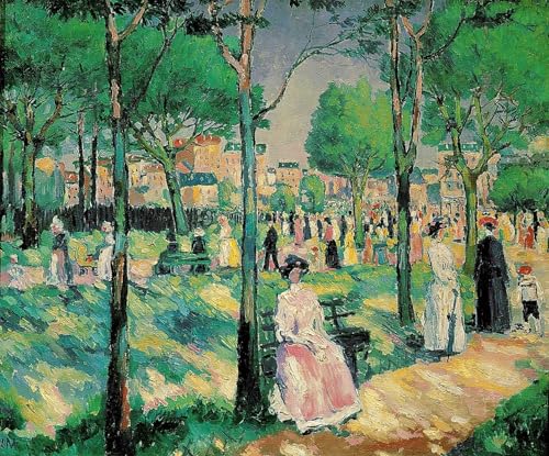 Tableau sur le boulevard de Kazimirovich Malevich toile 60x90