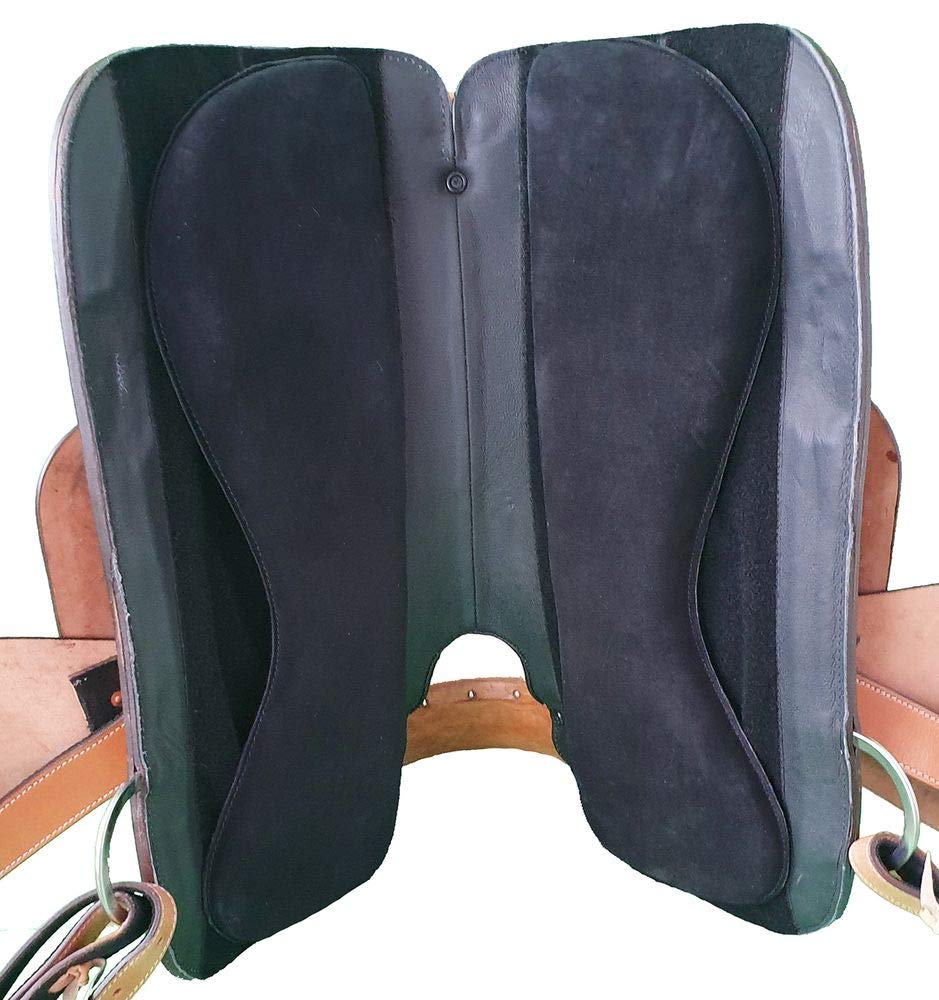 Sella Valencia A&M Reitsport In Pelle Morbida Con Ferri Intercambiabili - Taglia 18.5" - Foto 6