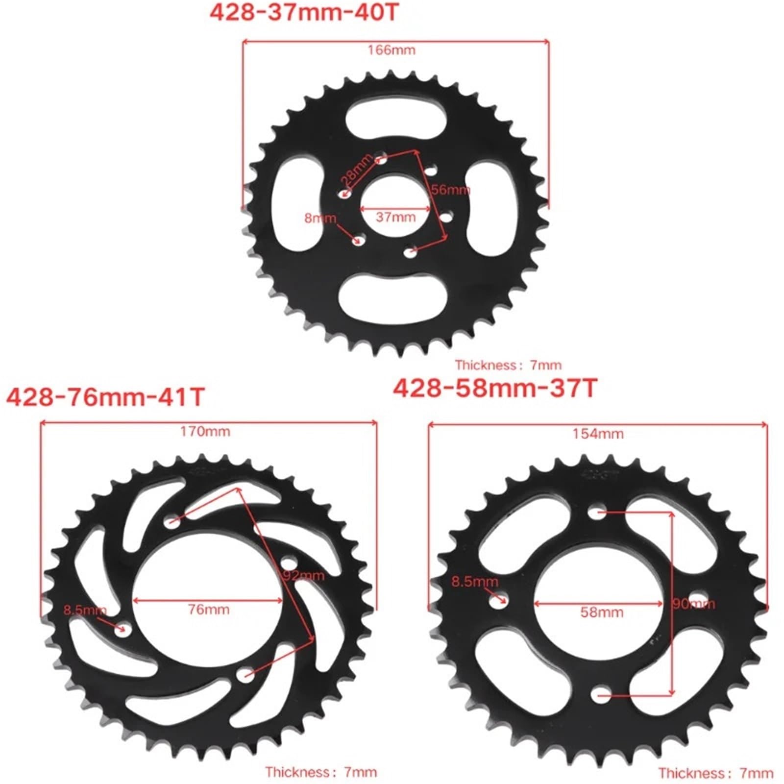 Catene per moto Per 70CC 90CC 110CC 125CC 140cc Catena di trasmissione
