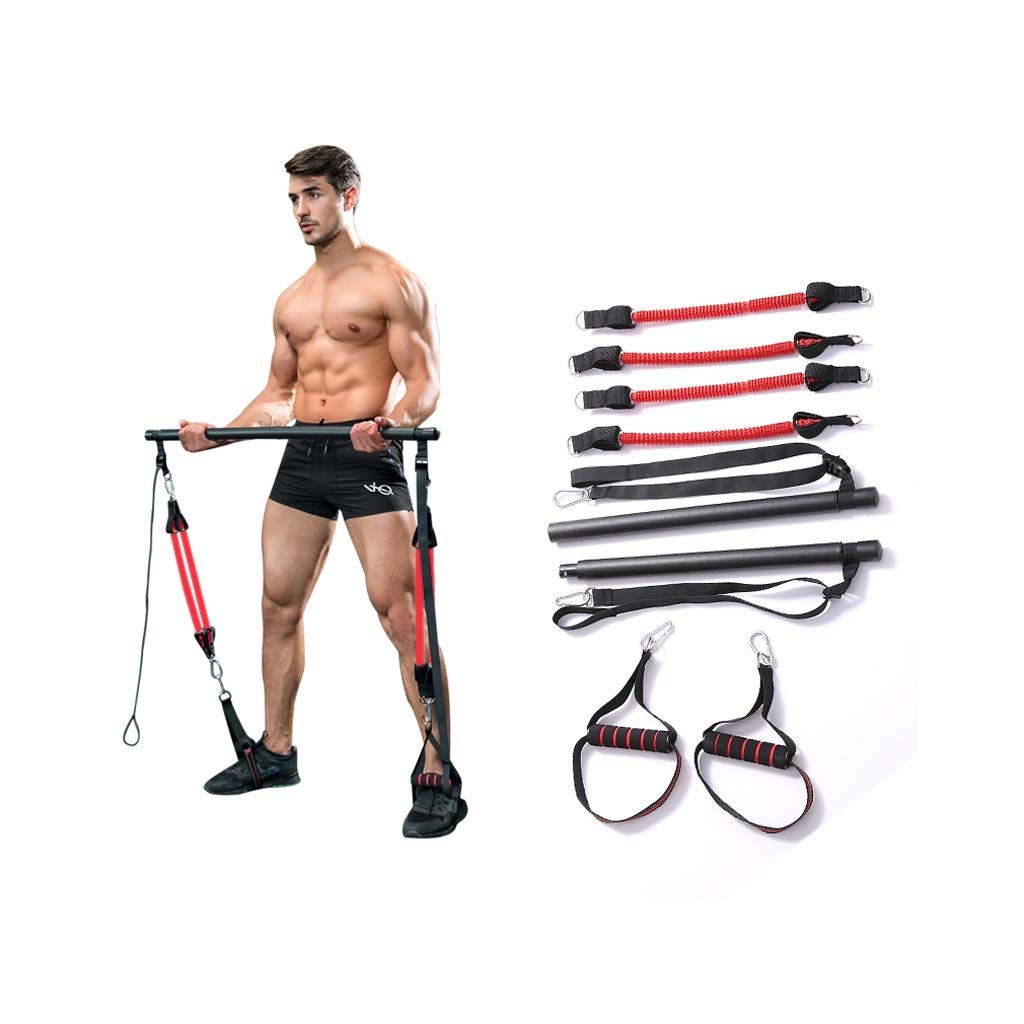 Resistance Band Bar KUTIZE Pilates Bar Kit With Resistance Bands