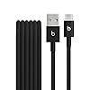 Beats USB-A to USB-C Woven Cable, Fast Charging, Durable and Tangle-Free Design, Compatible Charger for Apple & Android Devices (1.5 m) - Bolt Black Beats USB-A to USB-C Woven Cable, Fast Charging, Durable and Tangle-Free Design, Compatible Charger for Apple & Android Devices (1.5 m) - Bolt Black
