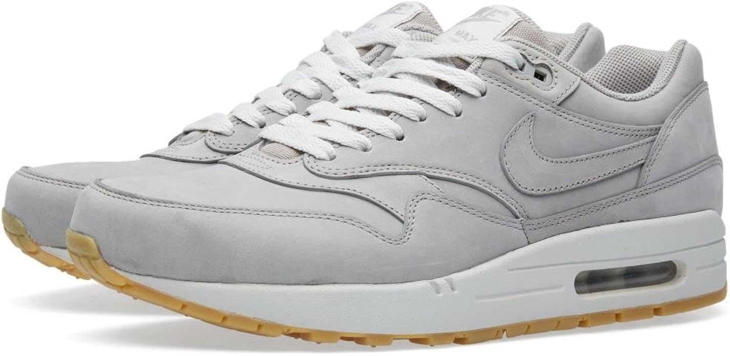Zapatillas Nike Air Max 1 LTR Premium Hombre Medio/Gris Neutral 705282-005,  gris, 13 : Ropa, Zapatos y Joyería - Amazon.com