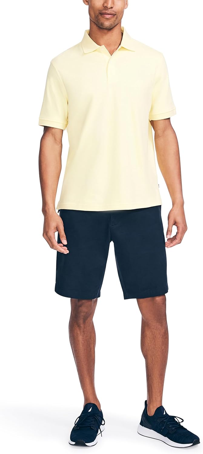 Nautica Mens Men's Classic Fit Interlock Polo - Image 5