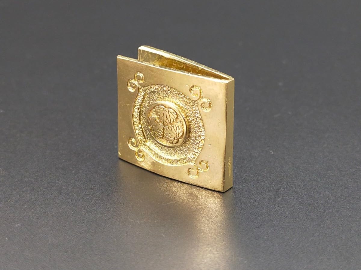 骨彫三葉葵紋入 鞘と柄 MA445 骨彫三葉葵紋入 鞘と柄 MA445 二所 無銘