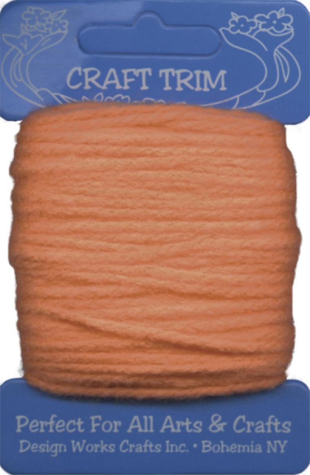 Fil corail orange Design Works Crafts mercerie loisirs créatifs