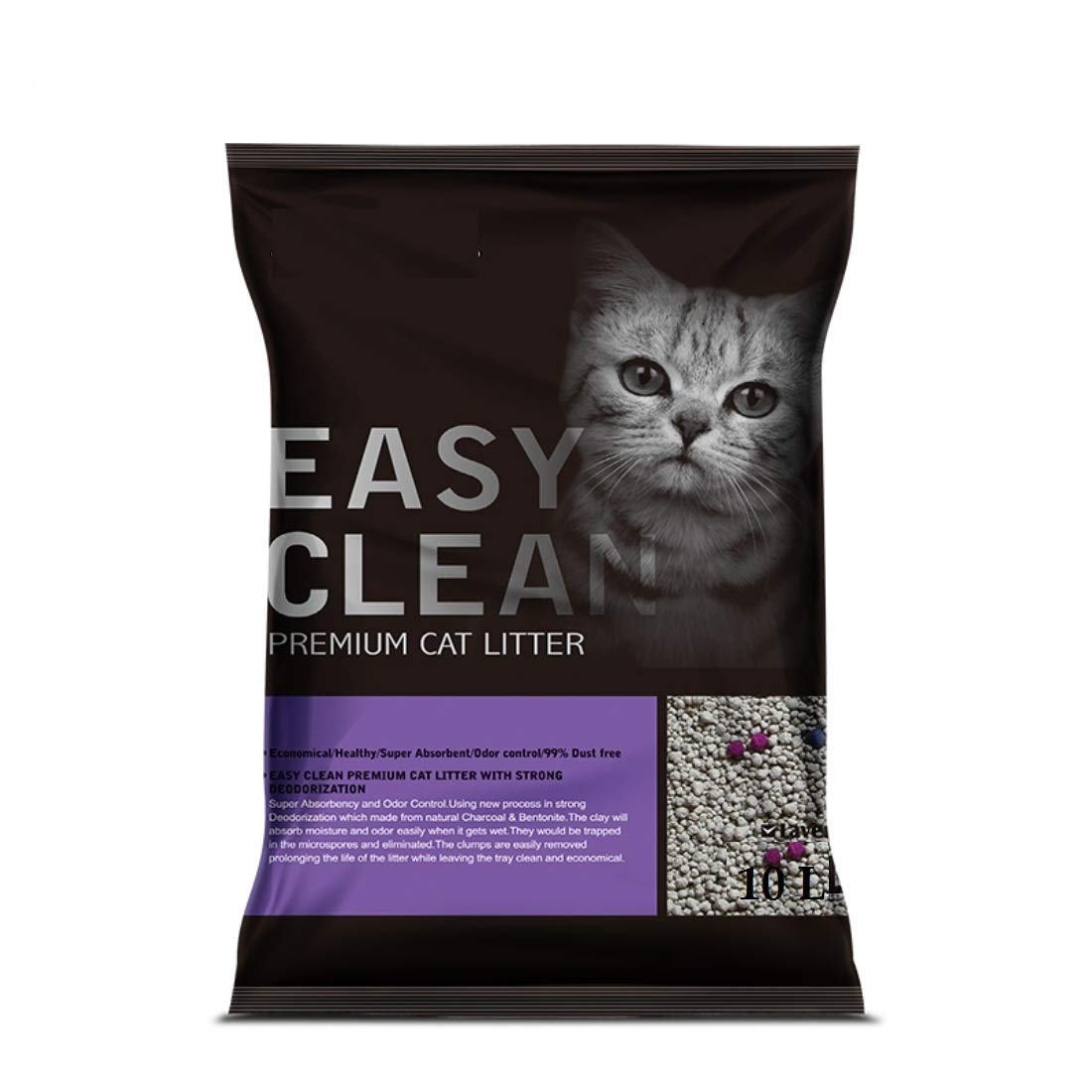 Fresh Scented Bentonite Cat Litter Lavender Fragrance(30L)