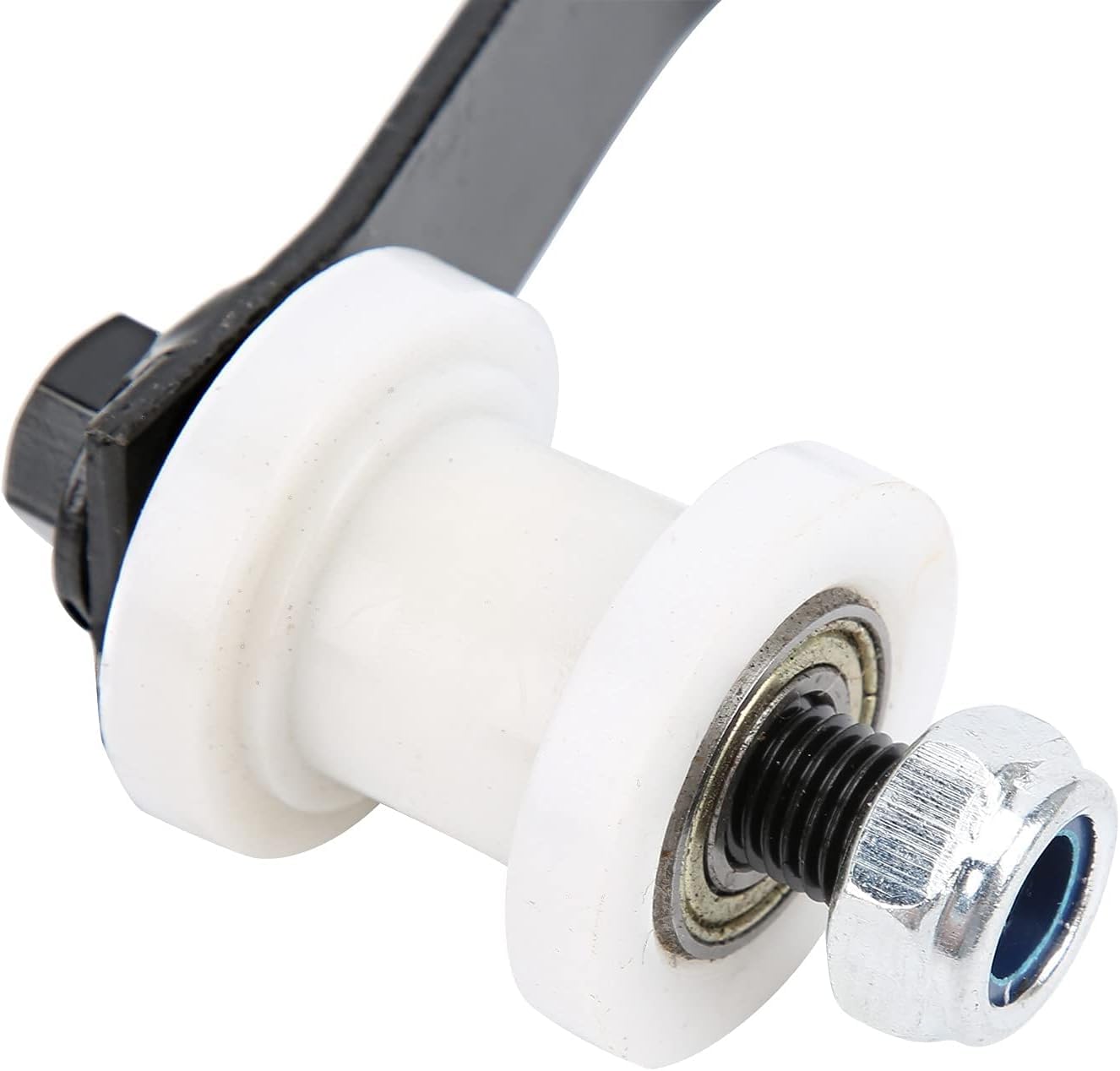 Aramox Tendeur de Chaîne avec Ressort, Guide de Tendeur de Chaîne de Moto pour ATV Go Kart 110 125 150 200 250 420 428 530 Chaîne