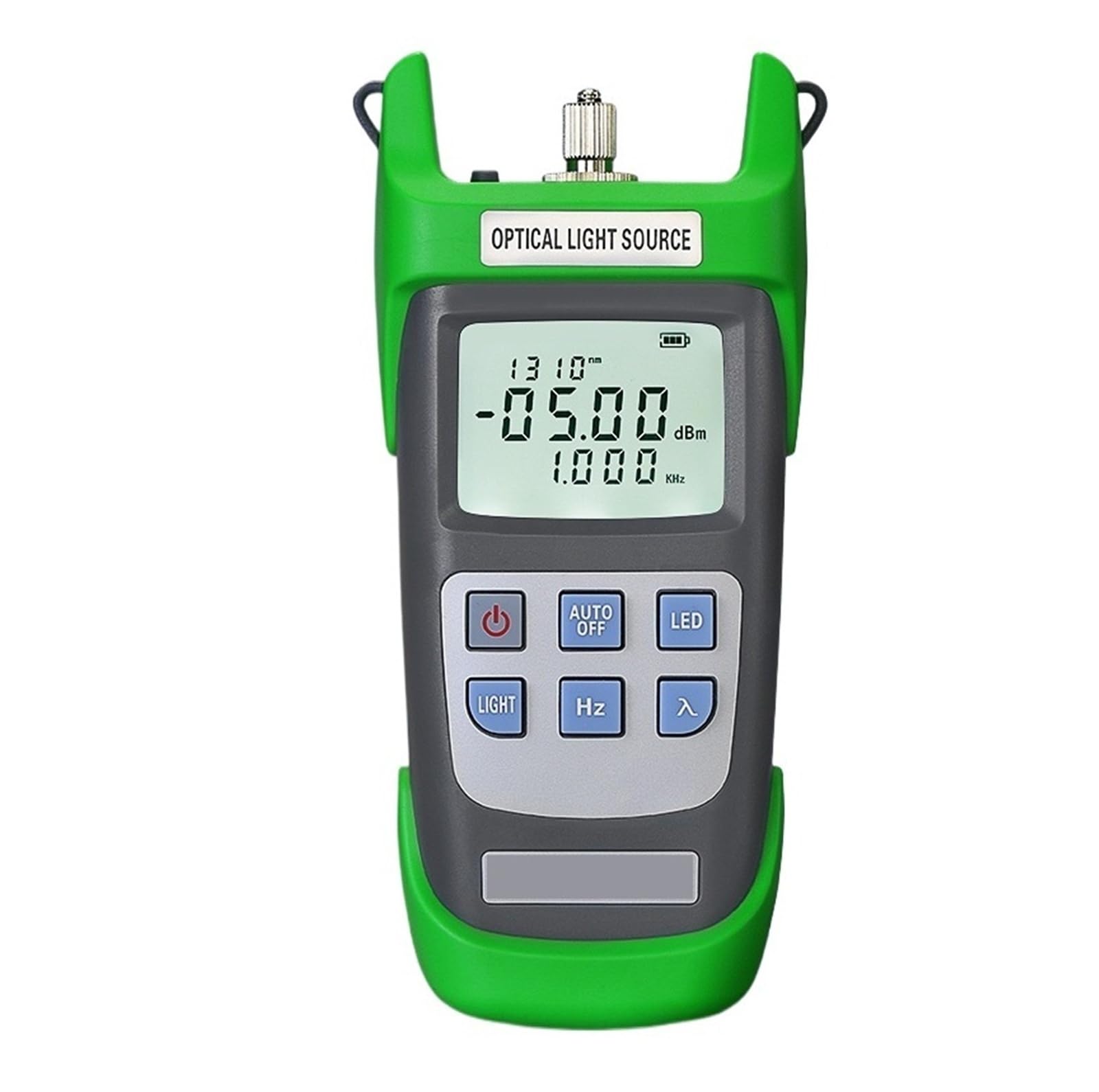 Outil de test portatif de Fiber de puissance optique de source de lumière Stable D1315 avec la longueur d'onde 1310/1550nm(Blue)