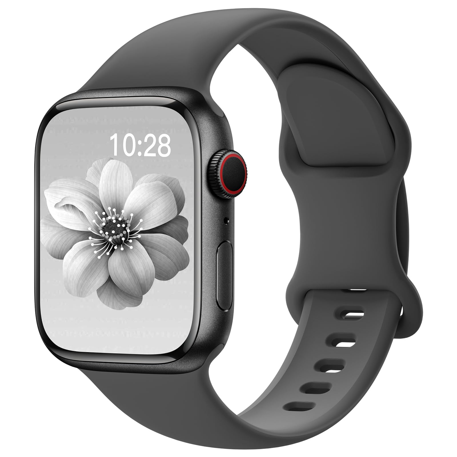 Yoohoo 2 Stück Silikon Armband kompatibel mit Apple Watch 40mm 41mm 42mm 44mm 45mm 46mm 49mm für Damen Herren,Sport Armbänder für iWatch 11 10 9 8 7 6 5 4 3 2 1 Ultra Ultra2 Ultra3 SE 3/2/1