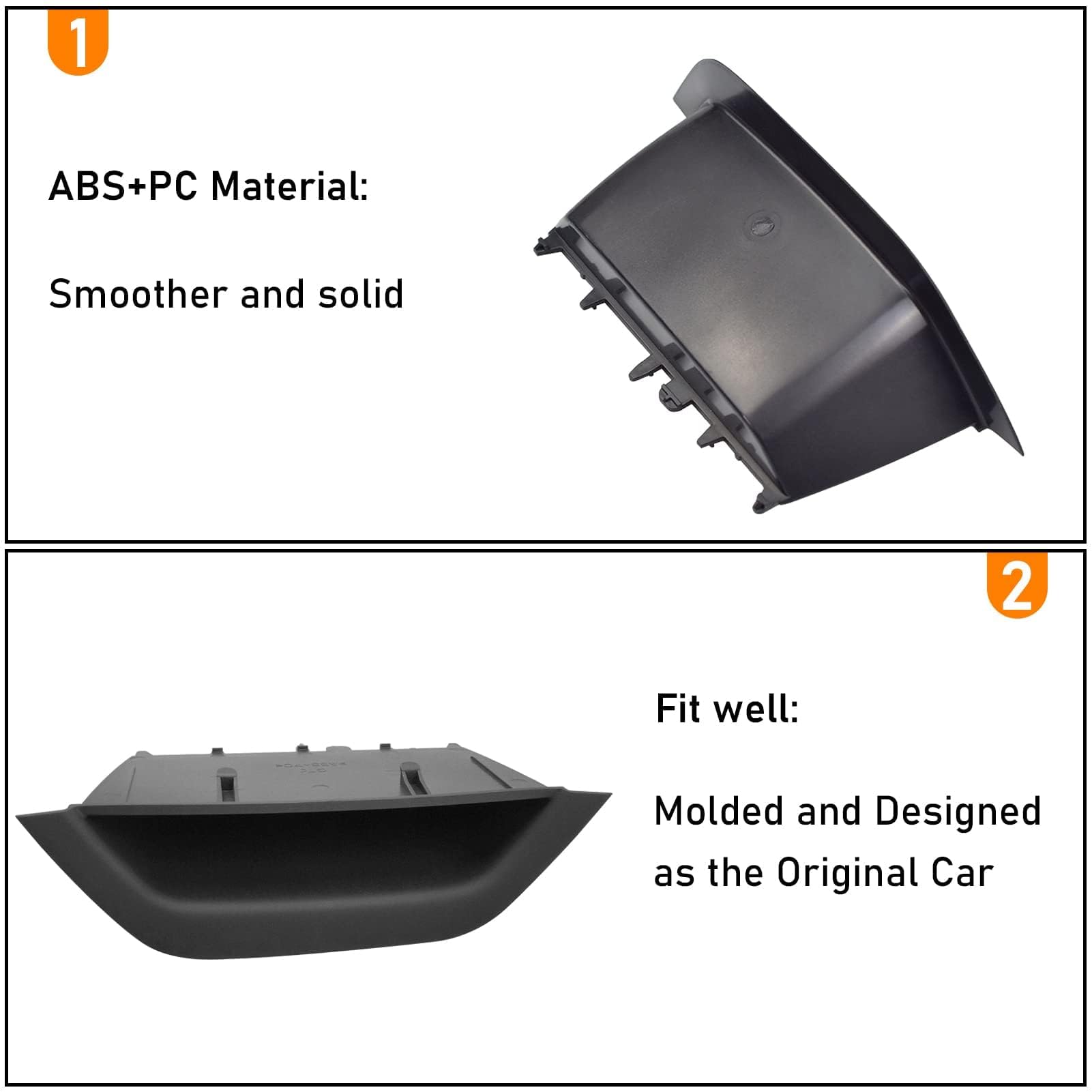 TTCR-II Compatibile con Maniglia BMW X3 F25 2010-2016, X4 F26 2014-2017,Maniglie Interne per Portiere Auto F25 F26, Maniglie Interne Porte F25,Maniglia Della Porta Sinistra X3 X4 -Sinistra Anteriore