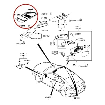 Amazon.co.jp: HUVNEXA マツダ、3 アクセラ 2014-2019、6