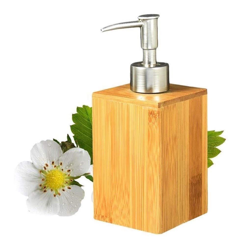 Distributore di Sapone per Bagno, per Uso Domestico, per Hotel, Dispenser di Sapone Manuale, in Acciaio Inossidabile Spazzolato, con Testa della Pompa, Dispense
