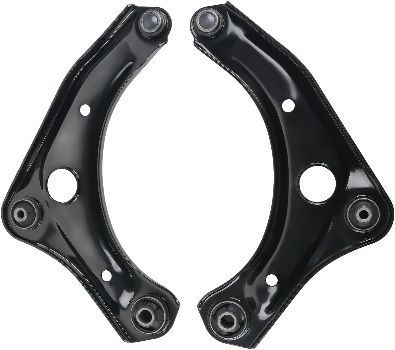 maXpeedingrods 10Pcs Front Suspension Kit for Nissan Versa 2012-2019, Versa Note 2014-2019, Micra 2015-2019, K621577 K621576 Lower Control Arm with Ball Joint, Sway Bar Link, Outer & Inner Tie Rod