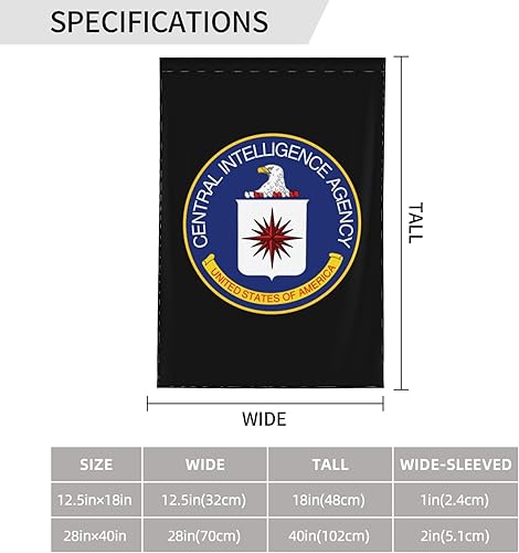 Miniatura 7 de LIFANGMI Seal of the Central Intelligence Agency Garden Flag 12.5"x18" Inch Double Sided Garden Flags Home Lawn Outdoor Decor Flags Party Banner