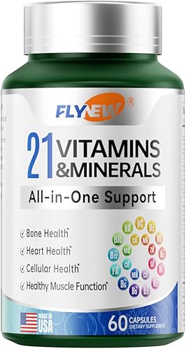 Multivitamínico para mujeres y hombres - Multivitamínico para hombres y mujeres para el apoyo a la salud de los huesos, la piel y el sistema 1