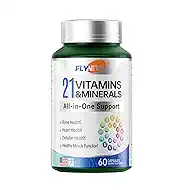 Multivitamin for Women & Men - Mens & Womens Multivitamin for Bone, Skin & Immune Health Support, 21 in 1 Multivitamins Supplement, Multivitamins with Gluten & Allergen Free, Non GMO, 60 Capsules
