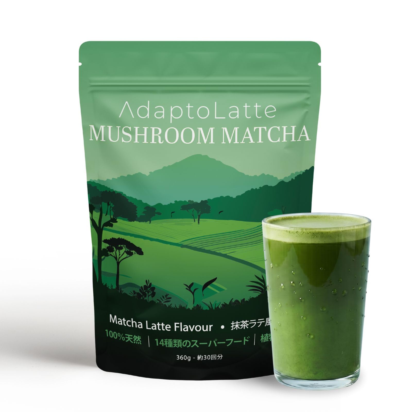 Amazon.co.jp: 【公式】AdaptoLatte アダプトラテ 抹茶 360g