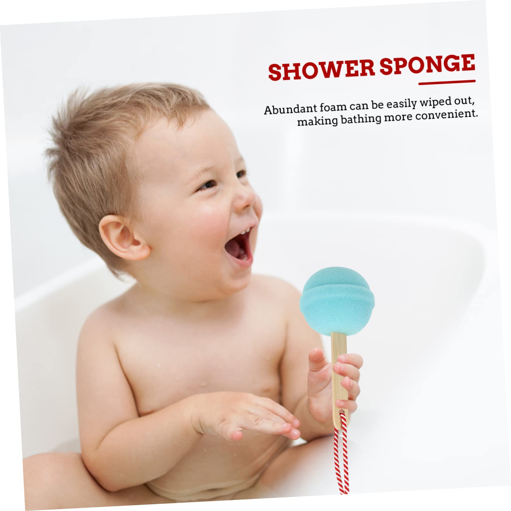 Didiseaon 16 Piezas esponja de baño esponja de limpieza esponjas de baño para niños para bebés loción corporal esponjas de herramienta de baño Cuerpo Bola de baño recién nacido