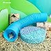 Niteangel Small Pet Fun Tunnel, 39 x 4 inches - Fit Adult Ferrets and Rats (Blue)