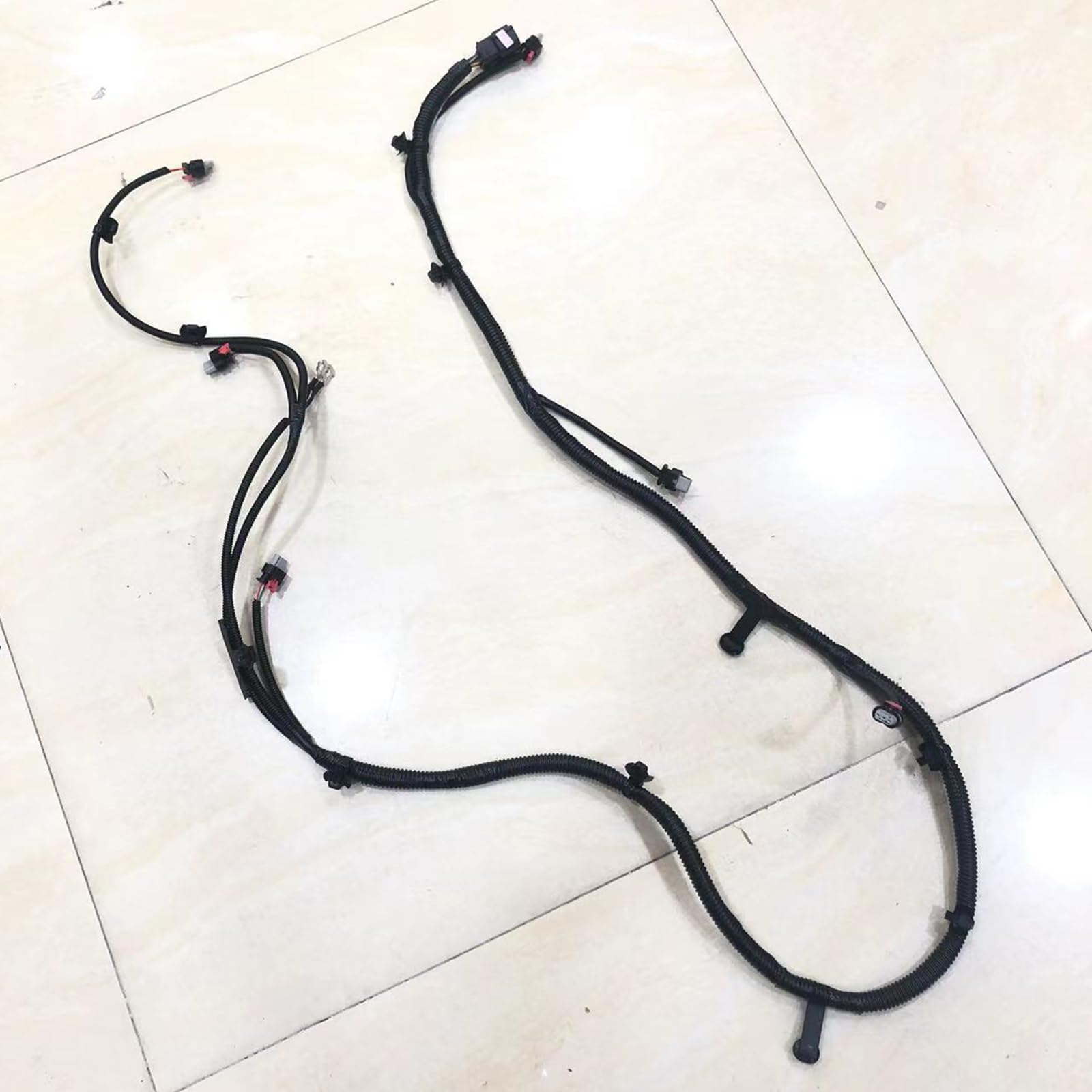 Sensor de asistencia de estacionamiento de velocidad de parachoques delantero, arnés de cableado oculto, cable PDC adecuado para modelo 3 2021-2023 206795801B, sensores de estacionamiento de garaje