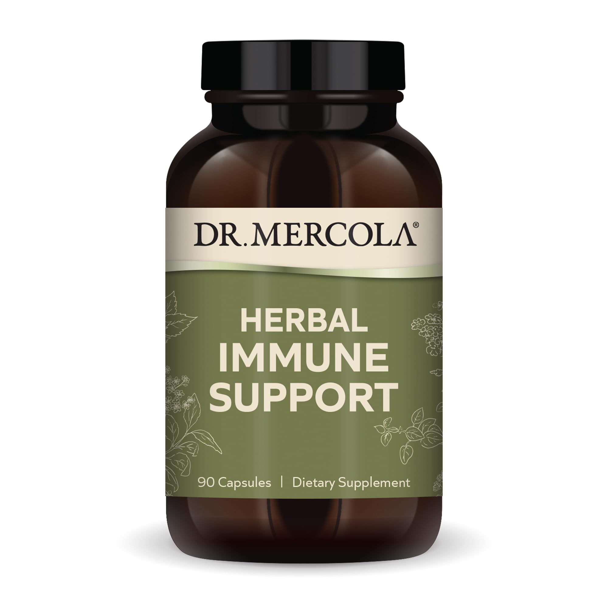 Dr. MercolaHerbal Immune Support, 30 Servings (90 Capsules), Dietary Supplement, Supports Immune Heath and Detoxification Processes, Non-GMO