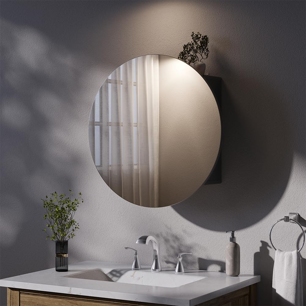Vicco Badspiegelschrank Loki, Anthrazit, 60 x 60 cm