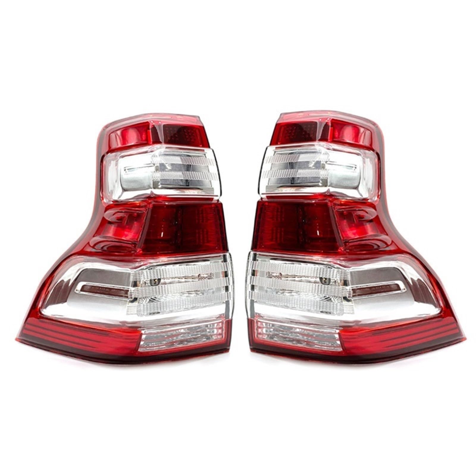 Generico Fanale posteriore per auto Gruppo fanale posteriore per auto per Toyota Per Land Per Cruiser Prado LC150 FJ150 2014 2015 2016 2017 Avvertimento freno Lampada di Per coda(Red left)
