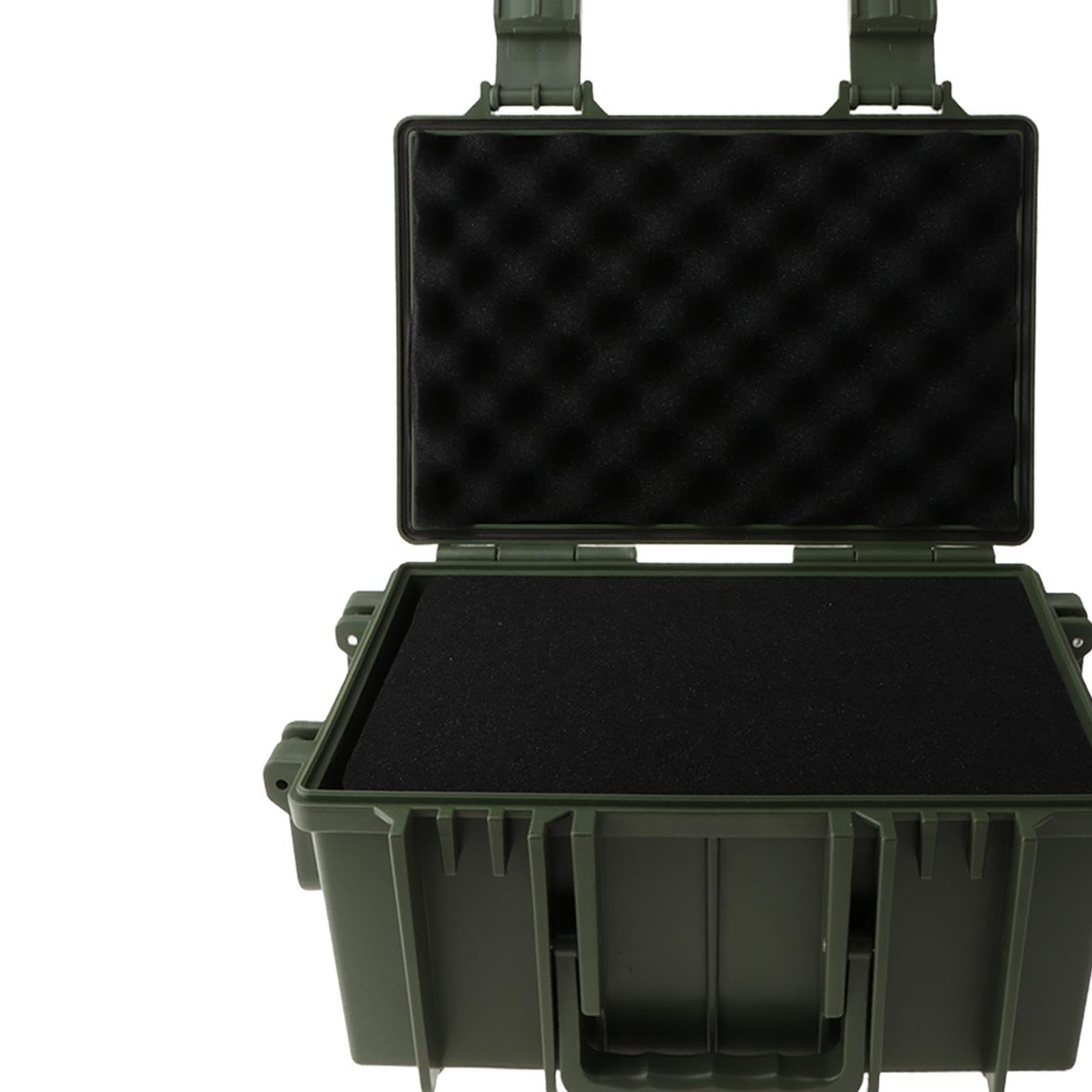 Caja de Almacenamiento Impermeable con Revestimiento de Espuma Protectora, Estuche Rígido Portátil con Asa, Estuche de Transporte a Prueba de Golpes C, 33.5 X 23.5 X 16 Cm
