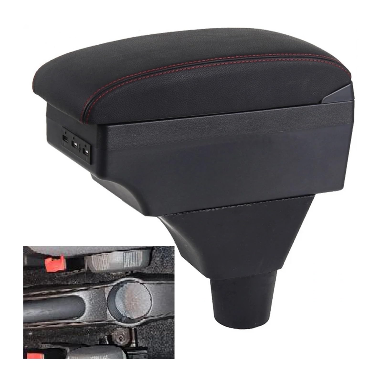 Per Fiat Panda II 2 Custodia Console Centrale Con Poggiagomito Auto
