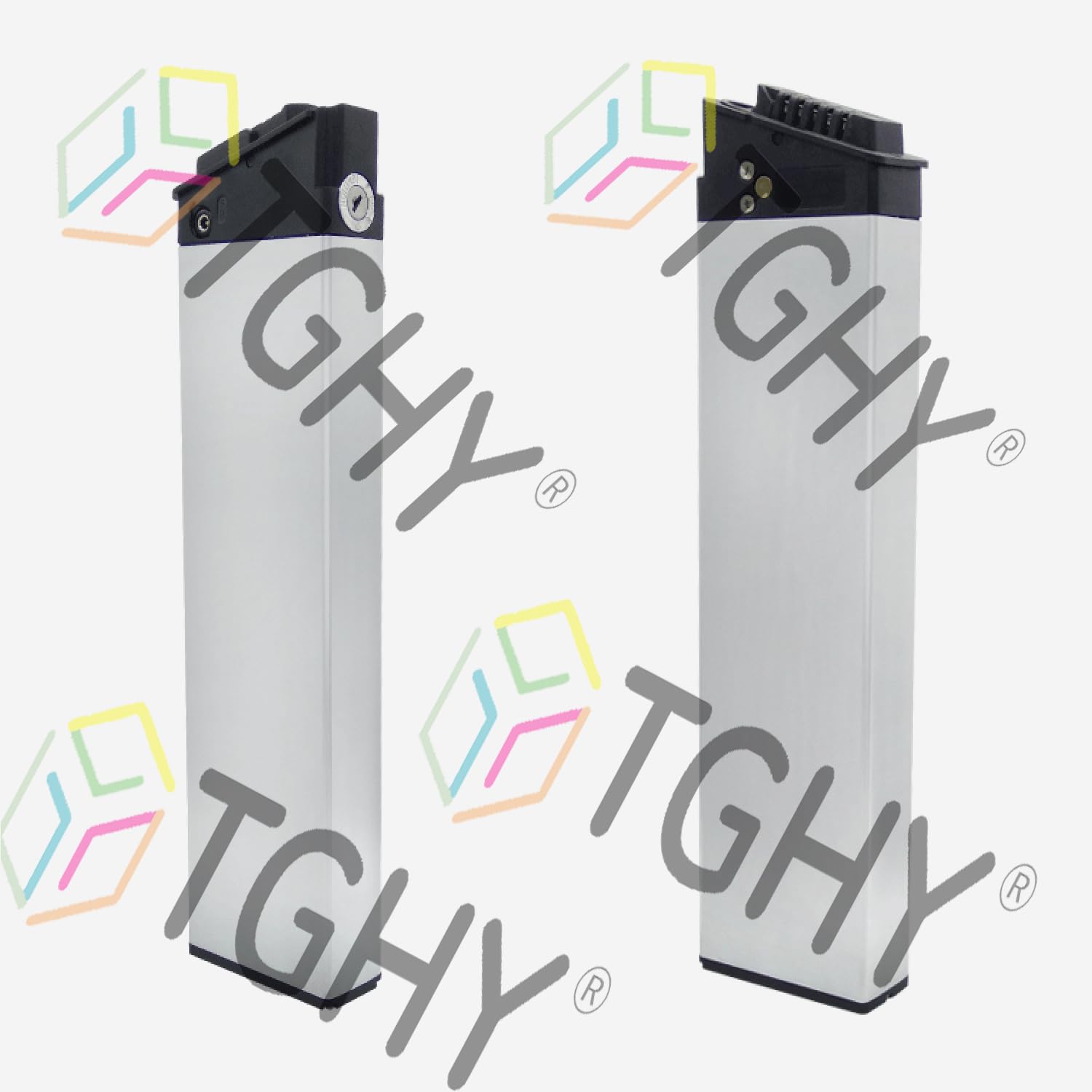 TGHY Ukryty akumulator wewnętrzny 36V 8Ah 10Ah 12,5Ah 15Ah 17,5Ah Akumulator litowo-jonowy do roweru elektrycznego 48V 8Ah 10,4Ah 12Ah 14Ah Wyjmowany akumulator rowerowy z ładowarką,48v12ah
