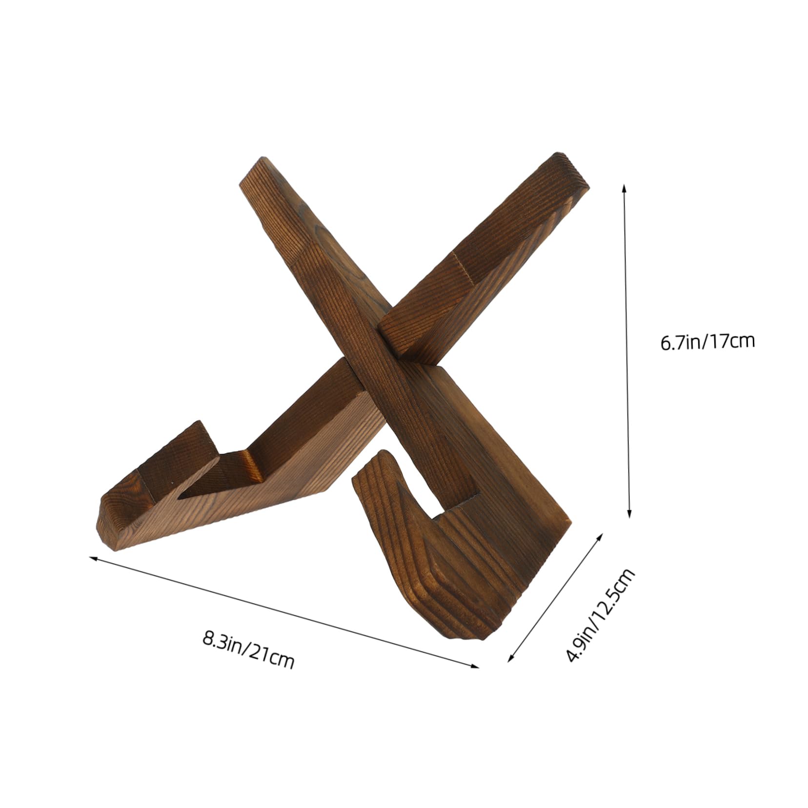 ABOOFAN Stable Base Reading Stand Kitchen Recipe Stand Wooden Recipe Holder Detachable and Easy to Clean