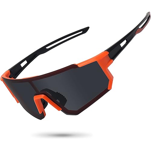 STORYCOAST Polarized Sports Sunglasses for Men Women,Driving Fishing Cycling Mountain Bike Sunglasses UV400 Protection